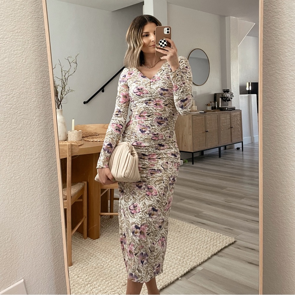 Midi floral dress